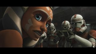 Star Wars The Clone Wars  Ahsoka Tano amp Asajj Ventress vs Clones 1080p [upl. by Kan]