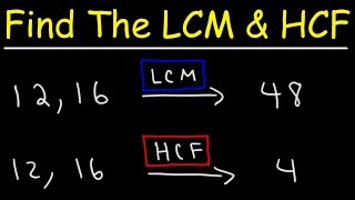 How To Find The LCM and HCF Quickly [upl. by Christine296]