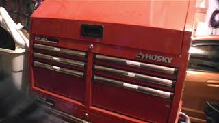 Husky Toolbox Stuck Drawers When Unlocked [upl. by Nhguavaj]