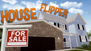 House Flipper  Huge Home Renovations  300000 Home  House Flipper Gameplay Highlights [upl. by Asinet]