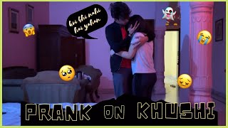 GHOST PRANK ON KHUSHI 😲💀  KUNAL TOMAR [upl. by Atsahs384]