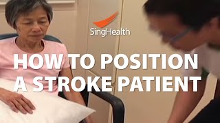 How To Position A Stroke Patient [upl. by Nylhtak]