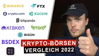 Krypto Börsen Vergleich 2022 ✅ Die BESTE Bitcoin Börse für Anfänger [upl. by Dilahk]