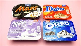 Mars Danone Daim Joghurt Milka Schoko Balls amp Oreo Desserts [upl. by Eikcim]