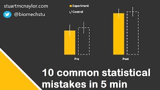 Ten Statistical Mistakes in 5 Min [upl. by Fiedler226]