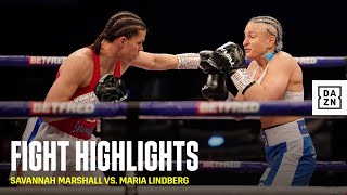 HIGHLIGHTS  Savannah Marshall vs Maria Lindberg [upl. by Raddi585]