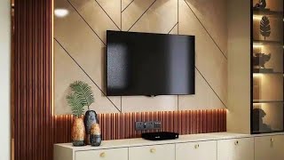 100 Modular Wallmounted TV Designs IdeasLED TV Designs [upl. by Cioffred]