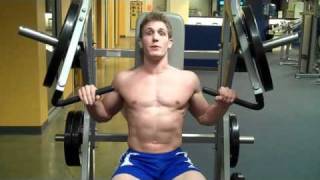 How To Incline Chest Press Hammer Strength [upl. by Mahalia]