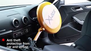 Streetwize Full Steering Wheel Lock Yellow X  Screwfix [upl. by Atilehs]