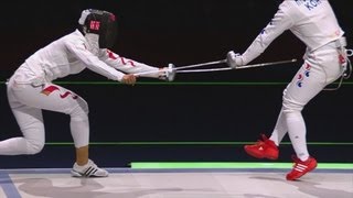 China win Gold in Womens Fencing Team Epee  London 2012 Olympics [upl. by Reta921]