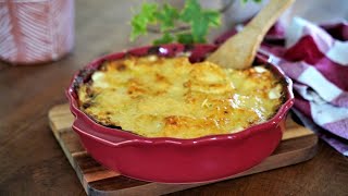 GRATIN DE POMMES DE TERRE CRÉMEUX AUX POIREAUX [upl. by Conias]