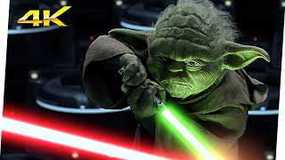 Yoda vs Palpatine  Star Wars La Venganza De Los Sith 2005 Movie Clip 4K Ultra HD LATINO [upl. by Thomasin]