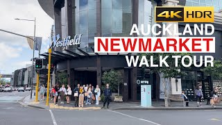 Auckland Newmarket Walking Tour New Zealand 4K HDR [upl. by Aicirtak562]