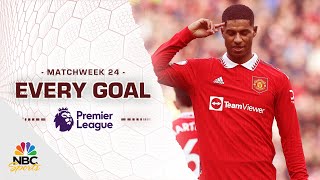 Every Premier League goal from Matchweek 24 202223  NBC Sports [upl. by Aniled]