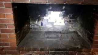 Repair Fireplace Firebox Firebricks [upl. by Yelroc]