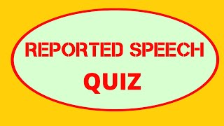 Reported speech – Test English Grammar Test [upl. by Essinger196]