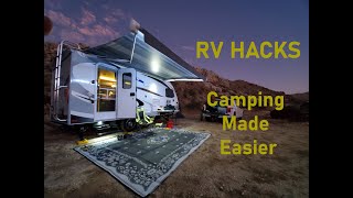 RV amp Travel Trailer Hacks Camping Made Easier [upl. by Winser]