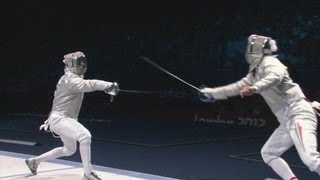 Aron Szilagyi Szilagyi Wins Fencing Sabre Gold  London 2012 Olympics [upl. by Lanod]