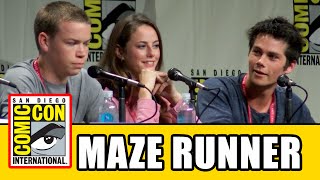 THE MAZE RUNNER Comic Con Panel [upl. by Lairbag]