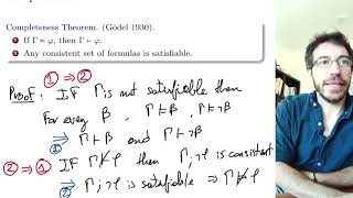 41 Logic Gödels Completeness theorem [upl. by Nanis889]