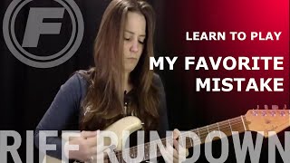 Learn to play quotMy Favorite Mistakequot by Sheryl Crow [upl. by Haleeuqa]