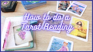 Step by step guide to how to read tarot cards  HOW TO DO A TAROT READING FOR YOURSELF [upl. by Nednyl]