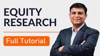 Equity Research of a company  Tutorial [upl. by Nnylireg]