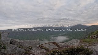 Linville Gorge Shortoff Overnight 4K [upl. by Latoye888]