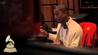 Pharrell Williams Interview Recording GIRL at Conway Recording Studio  GRAMMYs [upl. by Aik]