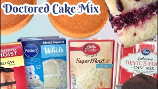 Doctored Cake Mix Tutorial  Baking 101 [upl. by Dyanna178]