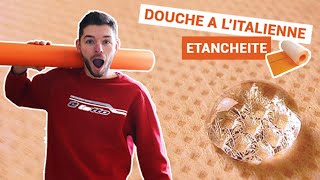 Douche à lItalienne  Étanchéité SPEC  Natte [upl. by Lilaj]