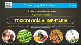 TOXICOLOGÍA ALIMENTARIA  Facultad de Farmacia y Bioquímica UPNW [upl. by Aissela]