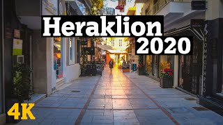 Heraklion Crete WALKING TOUR👢 [upl. by Attenyw]