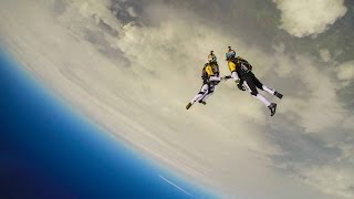 High altitude acrobatic skydiving FULL RUN  Red Bull Skycombo [upl. by Eric44]