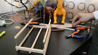 COMO HACER UNA JAULA PARA PAJAROS  AVES CANARIOS  HOW TO MAKE CAGE FOR BIRD [upl. by Yor]