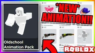 NEW OLD SCHOOL ANIMATION PACK In Roblox  Roblox Made a NEW Animation Pack after 3 YEARS REVIEW [upl. by Marney859]