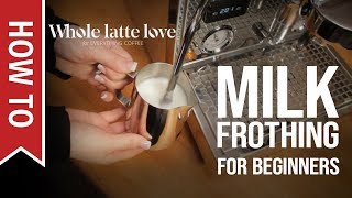 How To Milk Frothing for Beginners 5 Tips [upl. by Parrie853]