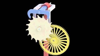 Pendulum clock mechanism [upl. by Benedick]