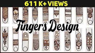 Mehndi For Beginners  Basic Fingers Mehndi Design Step By Step  Mehndi Tutorials  Letstute [upl. by Salakcin]