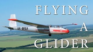 Flying a Glider L13 Blanik [upl. by Ronoel]