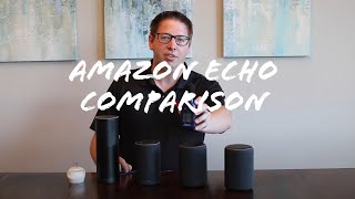 Amazon Echo Comparison Gen 1 vs Gen 2 vs Gen 3 vs Echo Plus [upl. by Arbmat]