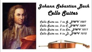 Johann Sebastian Bach  Cello suites in 432 Hz great for reading or studying [upl. by Nakhsa]