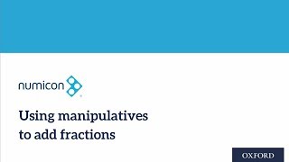 How to Use manipulatives to add fractions [upl. by Erej]