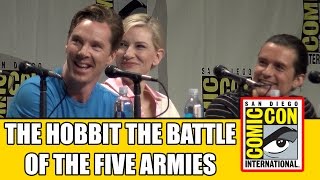 THE HOBBIT 3 Battle Of The Five Armies Comic Con Panel [upl. by Materse99]