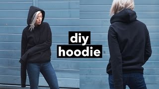 DIY Hoodie from Scratch  WITHWENDY [upl. by Yssak914]