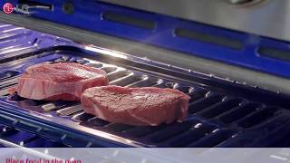 LG Range  How to Use the Broiler Feature [upl. by Notsirhc694]