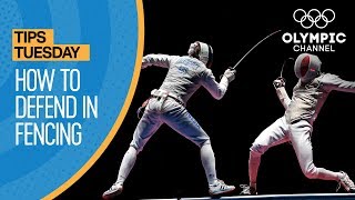 How To ParryDefend in Fencing  Olympians Tips [upl. by Yuzik220]