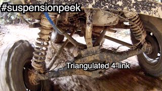 See how the triangulated suspension work [upl. by Laeria]