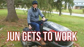 VLOG ★ My grandpa puts Jun to work [upl. by Krute]