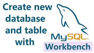 How to create new Database and Table in MySQL WorkBench [upl. by Sivaj]